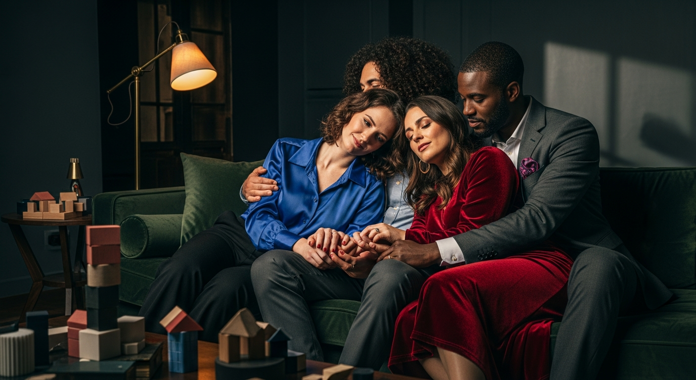 how to navigate polyamory with kids: a blended family guide
