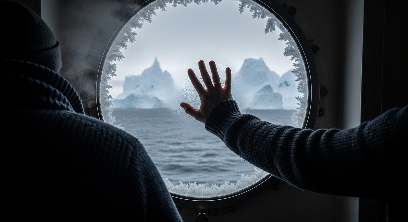 The Antarctic Outpost: shared warmth, a desolate horizon