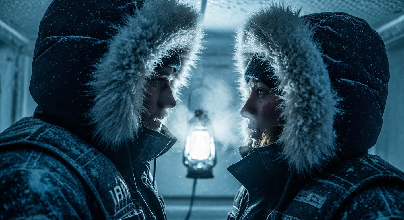 The Arctic Research Station: frostbite, a shared body's warmth