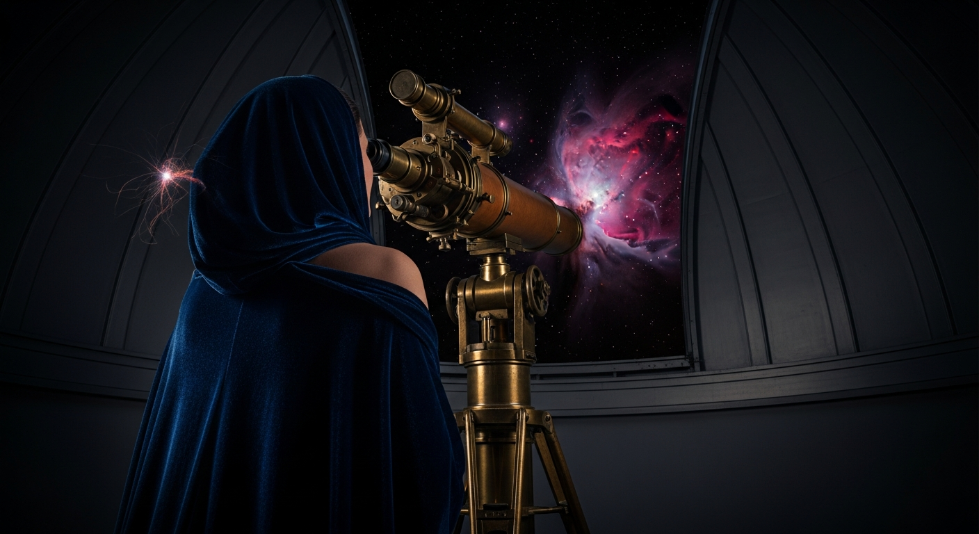 The Astronomer's Lens: mapping the constellations of desire