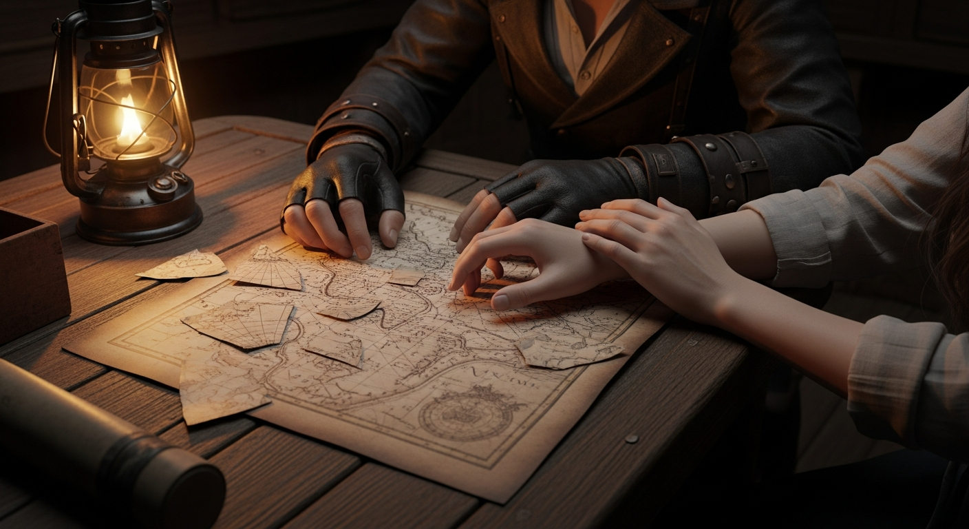 The Cartographer's Quandary: lost maps and shared desires