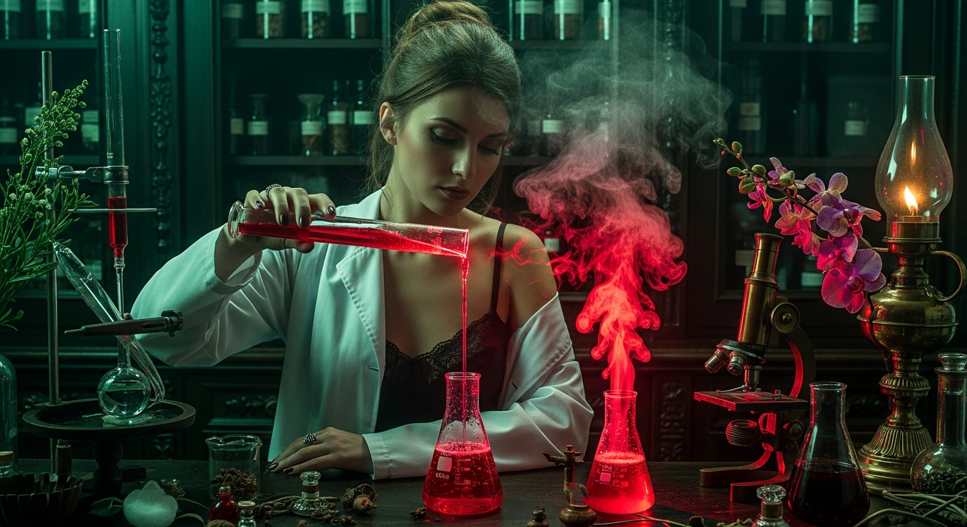 The Chemist's Laboratory: volatile reactions and unexpected desires