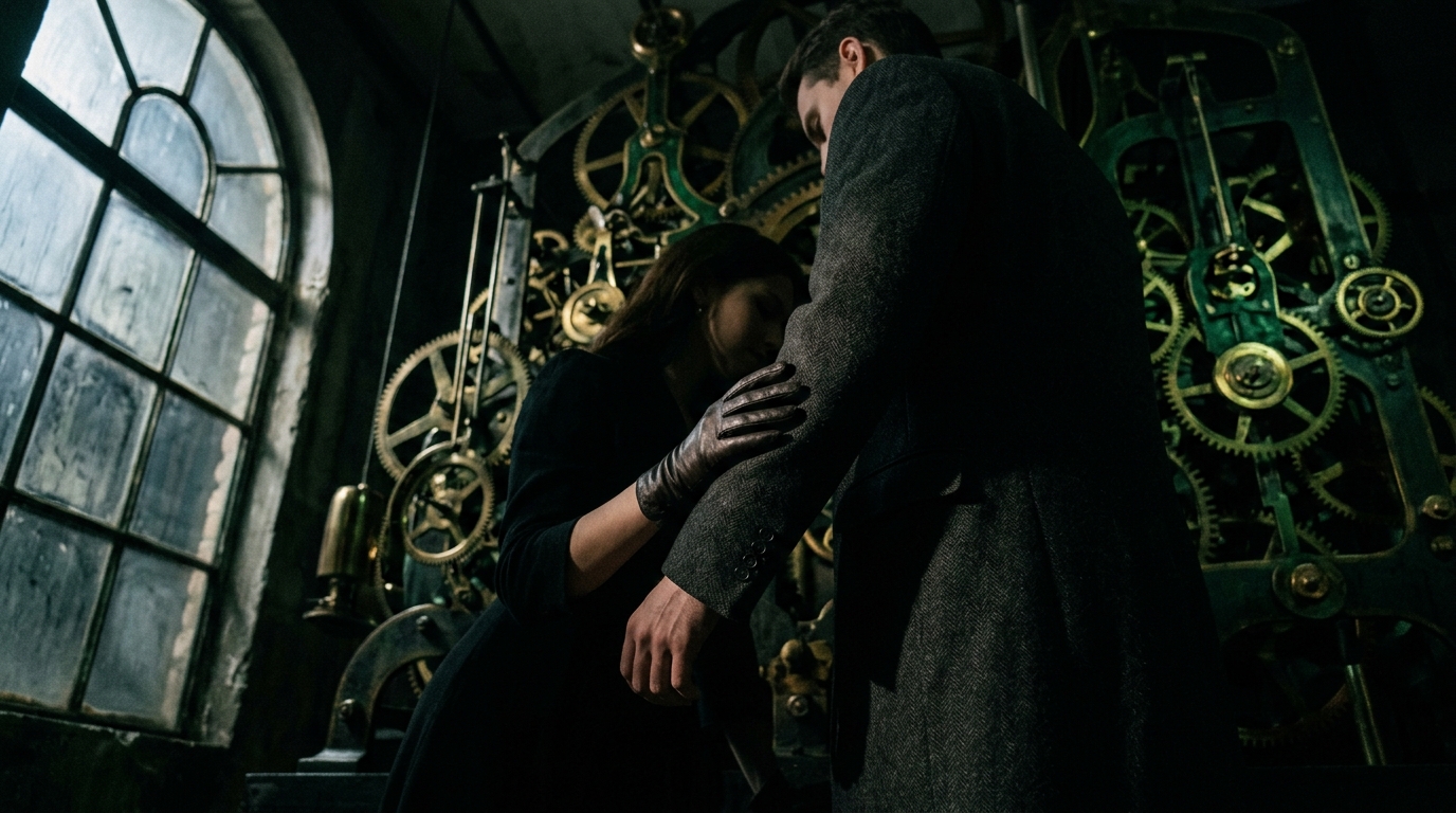 The Clockwork City: a clandestine meeting, gears turning