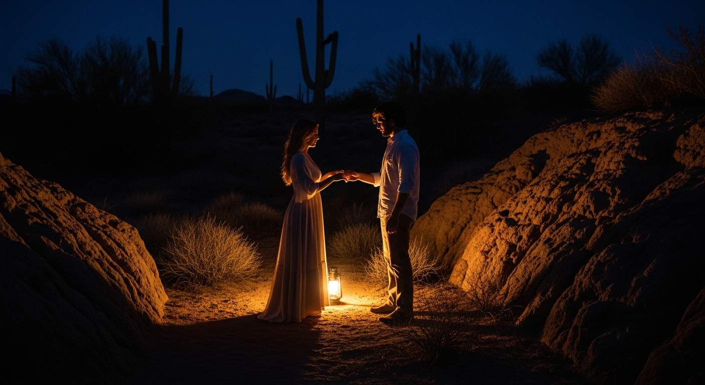 The Desert Bloom: a chance encounter in the arroyo