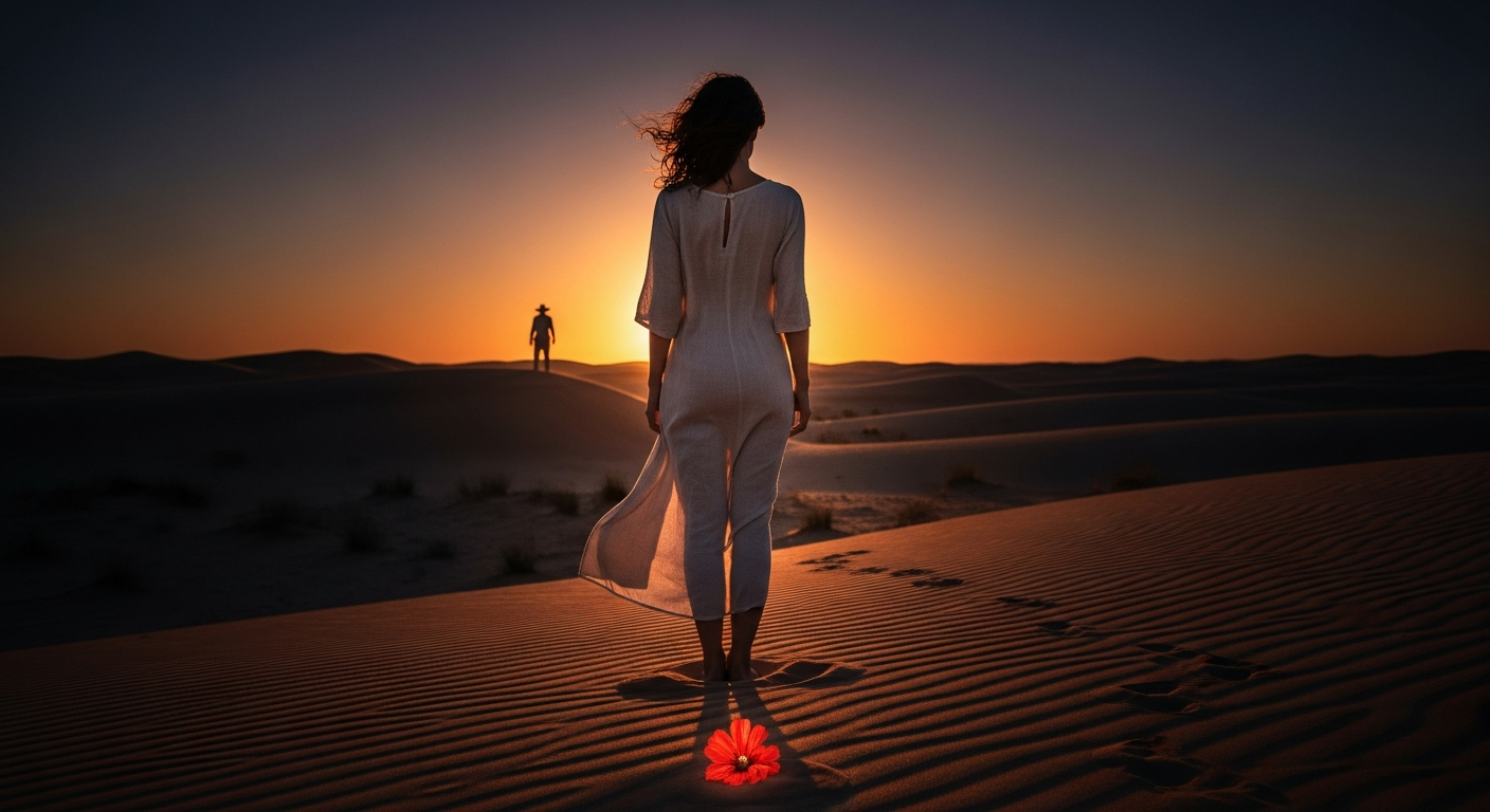 The Desert Bloom: a chance encounter under a scorching sky