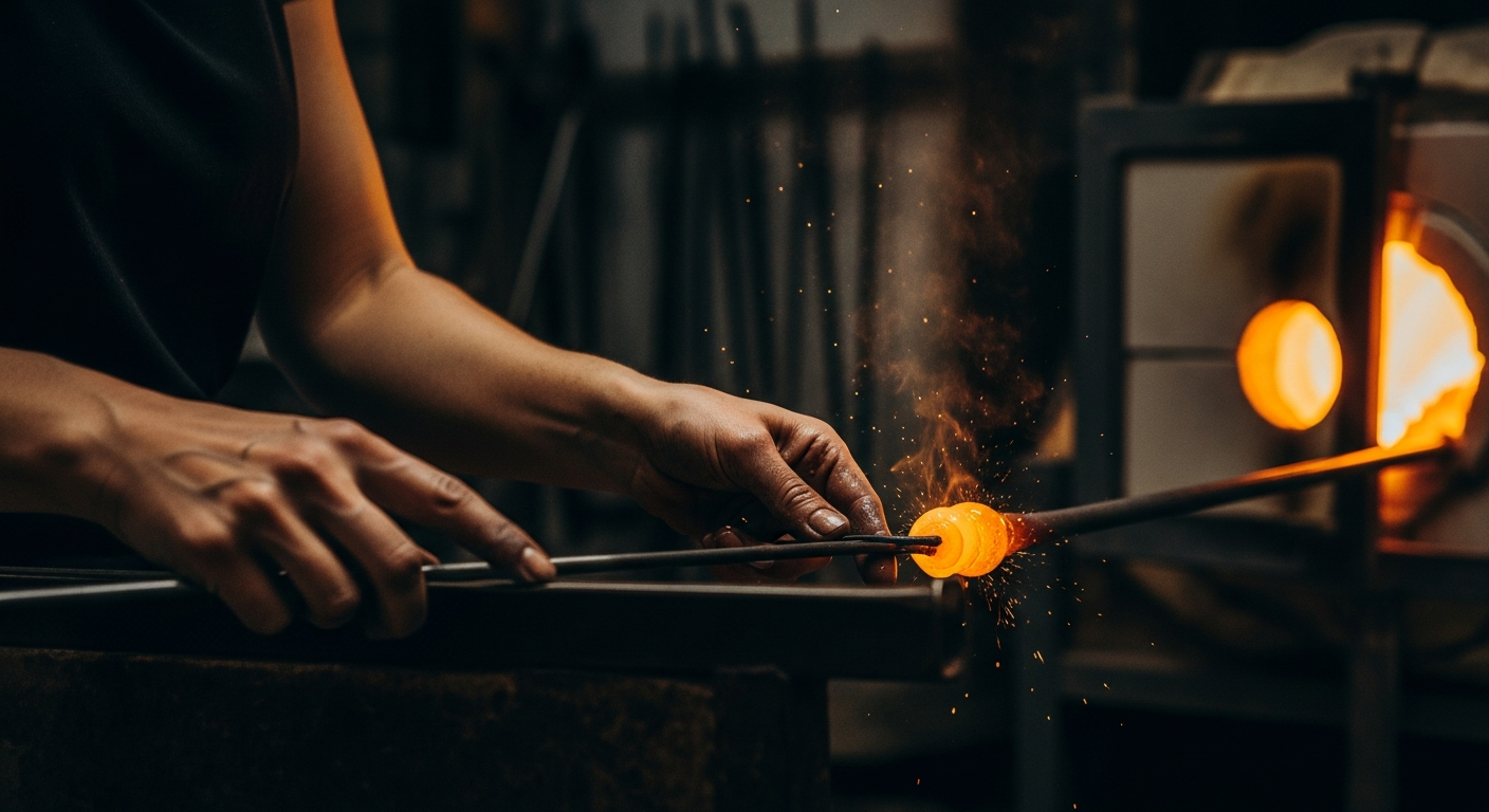 The Glassblower's Studio: heat, dust, and whispered secrets