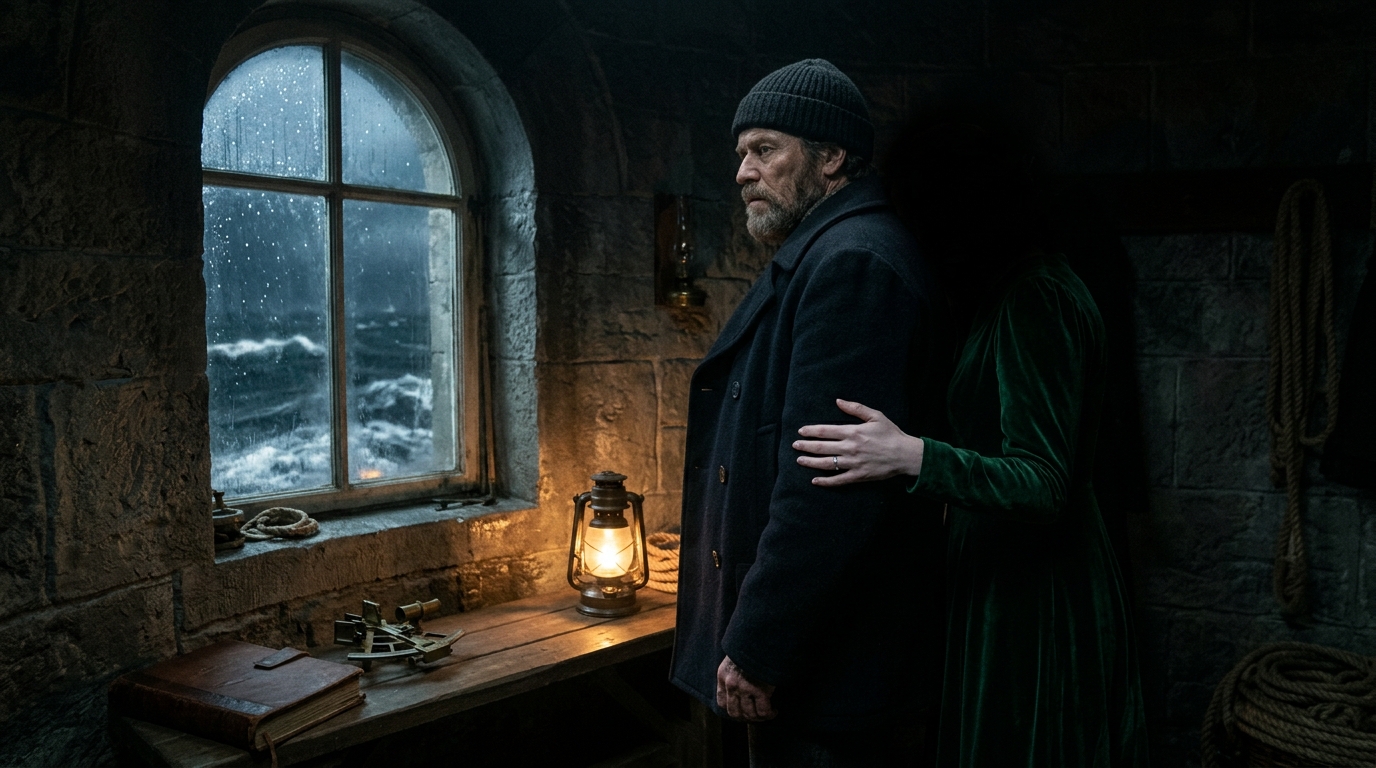 The Lighthouse Keeper's Lament: solitude, a storm, and a surprising visitor