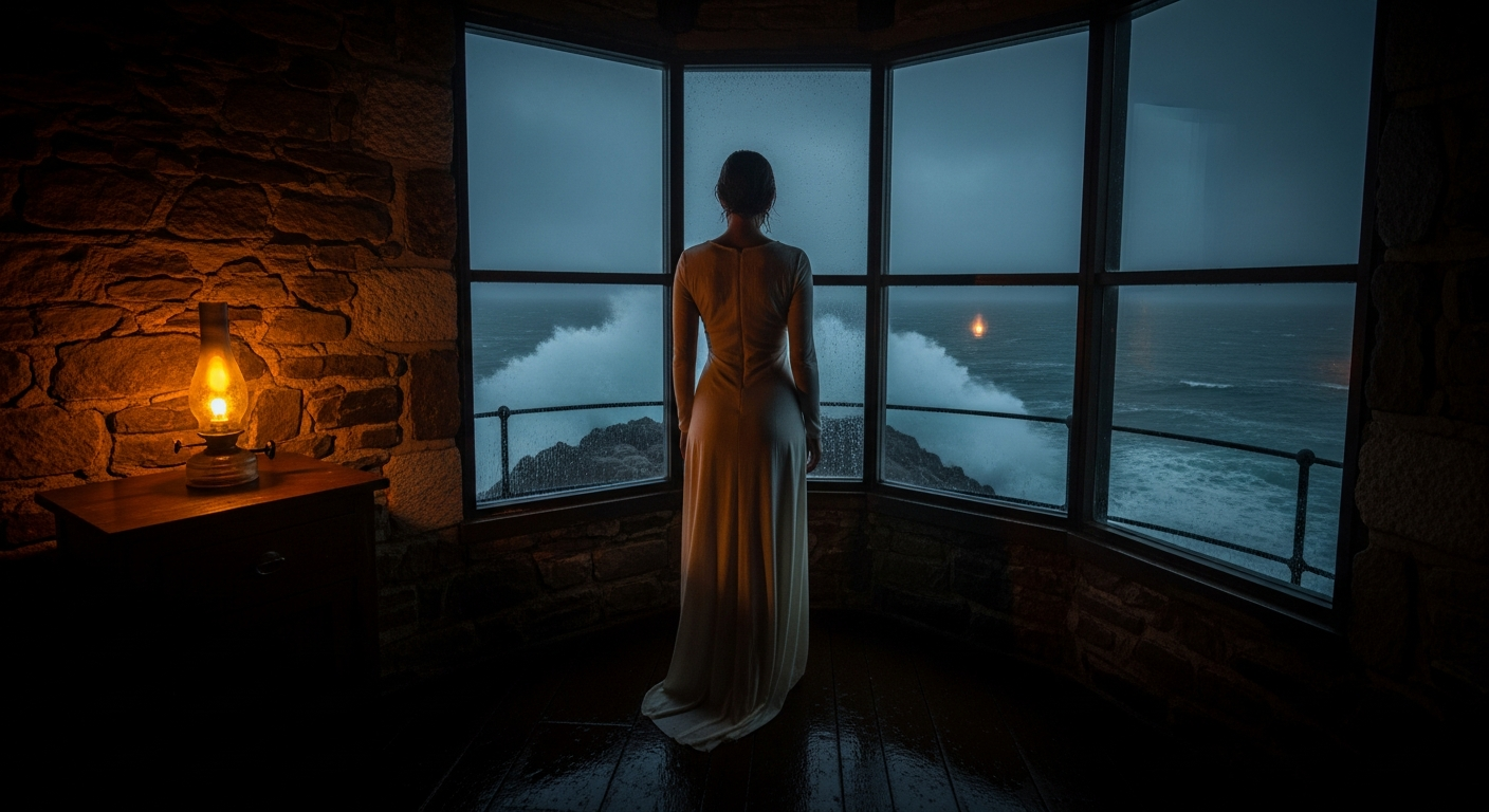 The Lighthouse Keeper's Wife: lonely nights, a stormy arrival