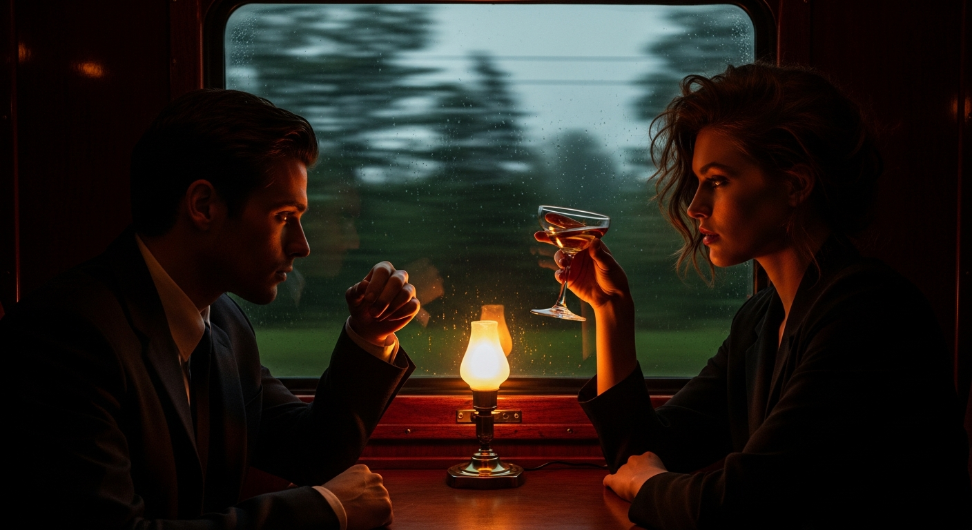 The Midnight Express: shared glances, a journey in shadows