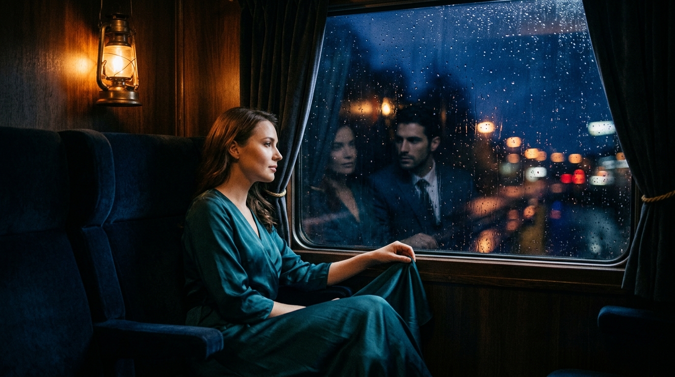 The Midnight Express: strangers on a train, a journey of shared glances