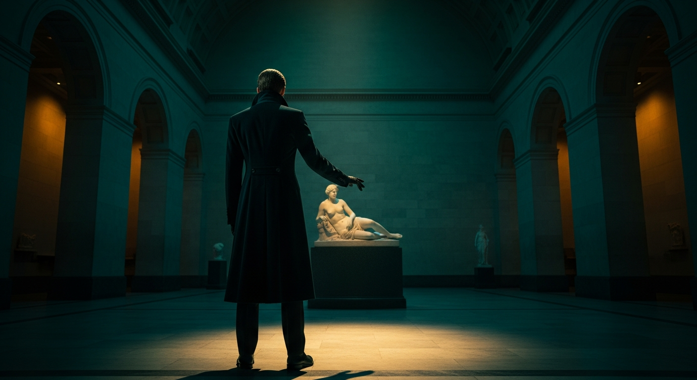 The Midnight Gallery: lost gazes, found desires