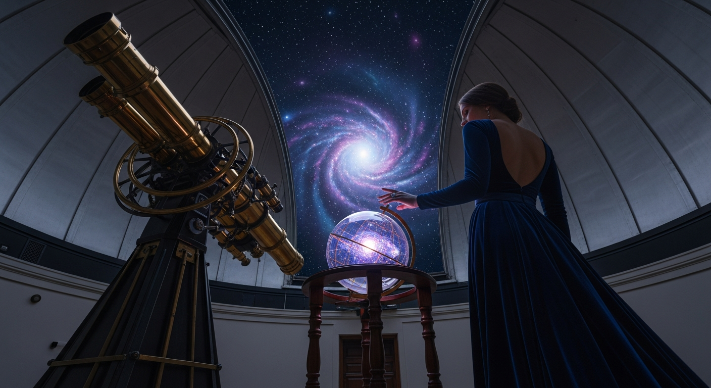 The Moonlit Observatory: a stargazer's forbidden touch, a scientist's dark secret