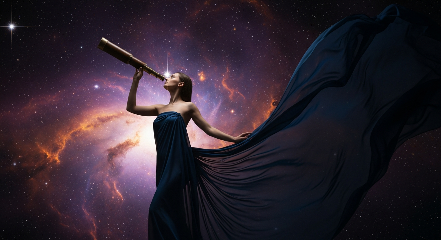 The Observatory's Gaze: a celestial encounter, both distant and intimate