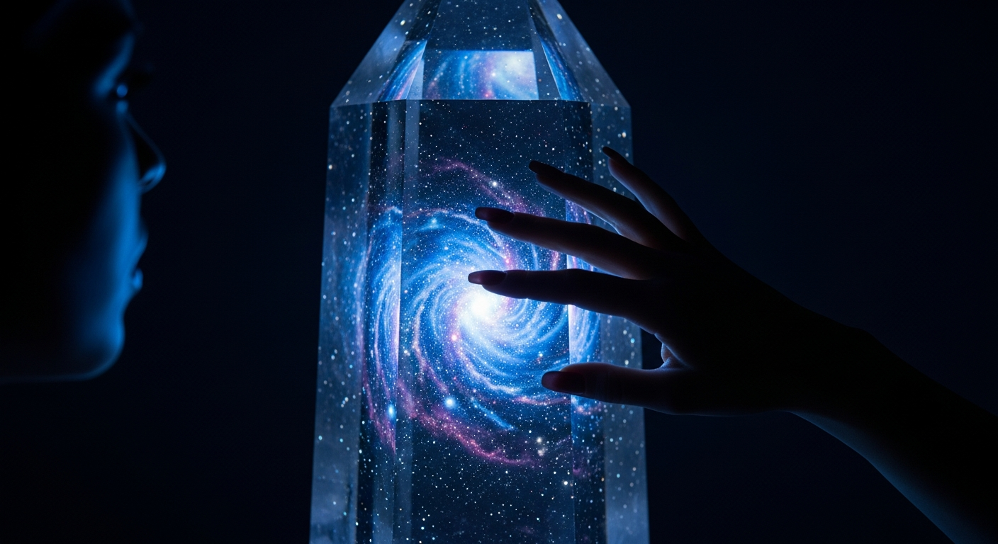 The Observatory's Gaze: a celestial stranger, a fleeting touch