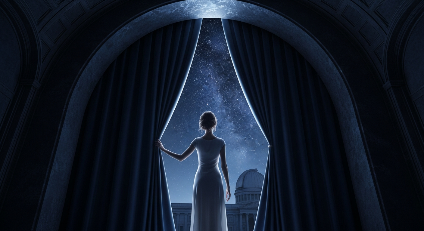 The Observatory's Gaze: a secret shared under a velvet sky