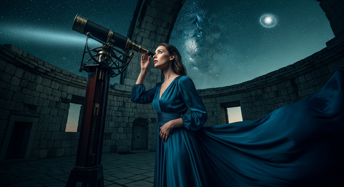 The Observatory's Gaze: a stargazing encounter, seen and unseen
