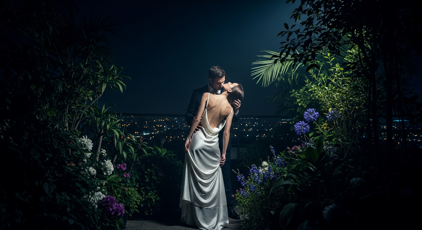 The Rooftop Garden: midnight blooms, a shared secret