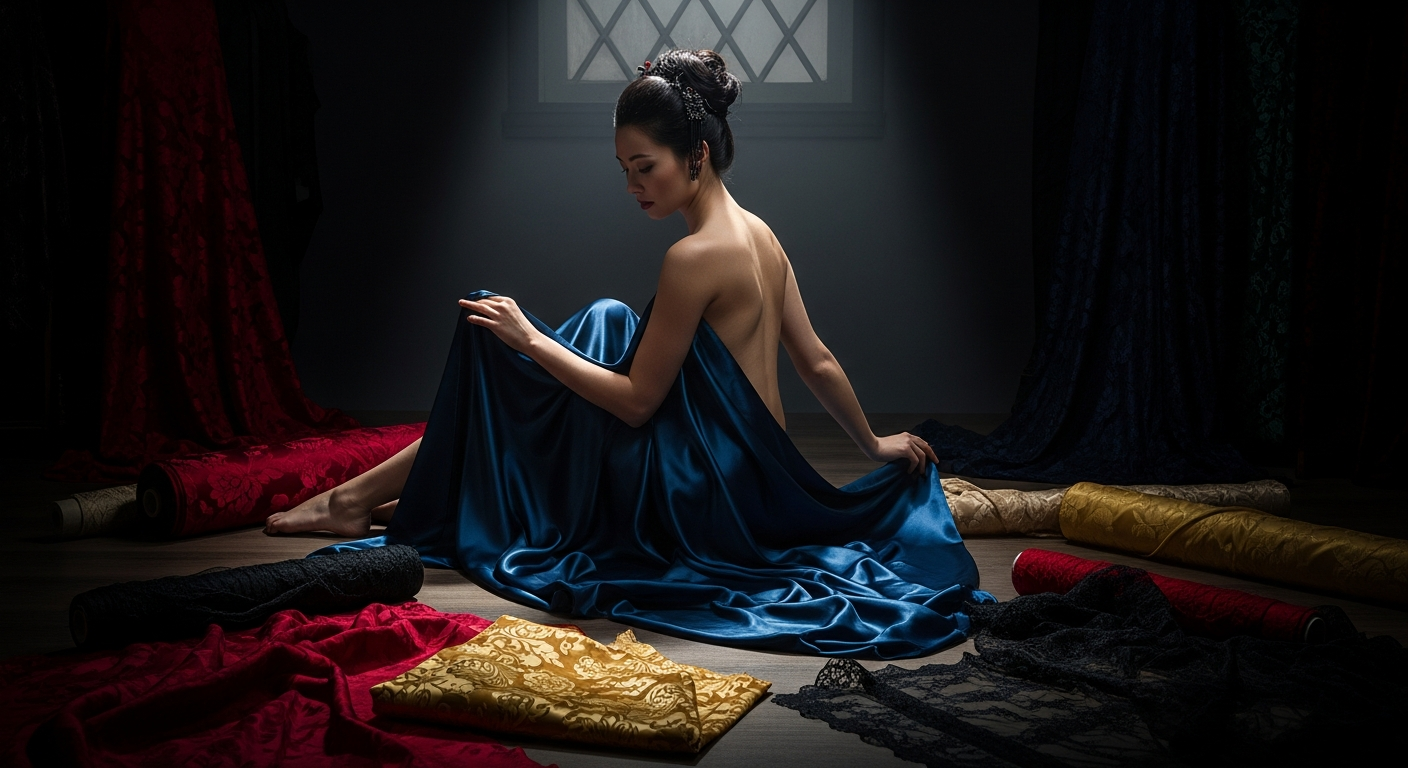 The Silk Merchant's Atelier: whispered desires and forbidden fabrics