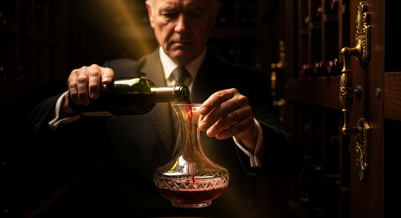 The Sommelier's Cellar: vintage desire, an intoxicating encounter