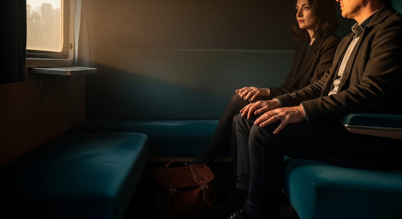 The Train Compartment: an accidental touch, a journey's end
