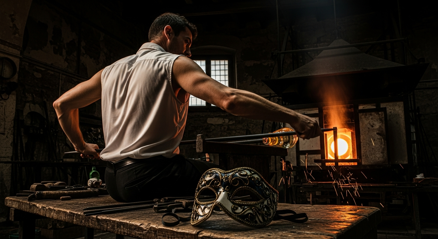 The Venetian Glassblower: forbidden secrets, molten desire